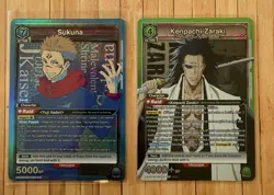 Jujutsu Kaisen 2-card Lot - Sukuna & Kenpachi Zaraki - Union Arena - Image 1