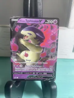 Hisuian Typhlosion V - Black Star Promo SWSH237 Sword Shield Pokemon TCG Card - Image 1
