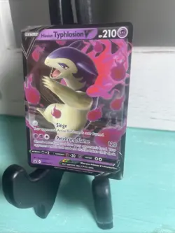 Hisuian Typhlosion V - Black Star Promo SWSH237 Sword Shield Pokemon TCG Card - Image 3