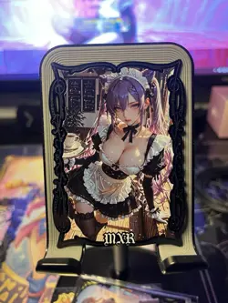 Goddess Story Metal Card Serialized Anime Waifu Random # Keqing - Image 1