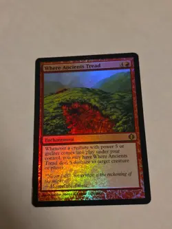 Where Ancients Tread Shards of Alara Foil NM - Image 1