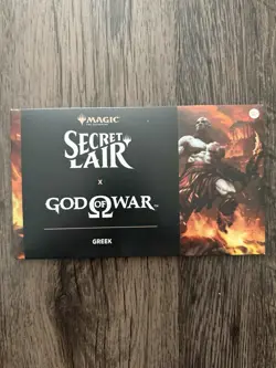 God Of War Greek - Magic The Gathering Secret Lair Non-Foil - Image 1