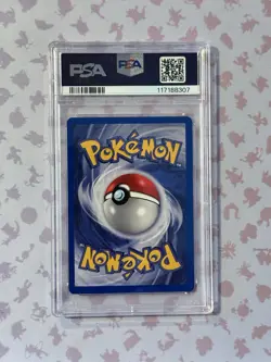 1999 POKEMON FOSSIL 1ST ED-PRERELEASE-COSMOS #1 AERODACTYL-HOLO PSA 7 - Image 2