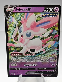 Pokemon Sylveon V SWSH202 Sword Shield Black Star Promo Rare Full Art - #18 - Image 1