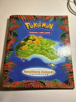 Complete English Southern Islands Set 18/18 Pokemon Cards with Binder & Insert! - Image 1