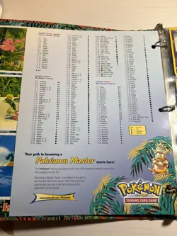 Complete English Southern Islands Set 18/18 Pokemon Cards with Binder & Insert! - Image 4