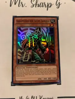 KAGEMUSHA DER SECHS SAMURAI - AP01-DE006 DEUTSC Yu-Gi-Oh! CARD SUPER RAER HOLO - Image 3