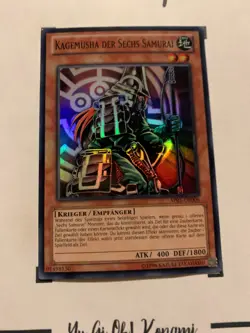 KAGEMUSHA DER SECHS SAMURAI - AP01-DE006 DEUTSC Yu-Gi-Oh! CARD SUPER RAER HOLO - Image 5