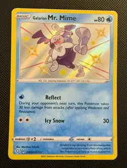 Pokemon TCG - Galarian Mr. Mime - Shining Fates - SV020/SV122 - Shiny Holo Rare - Image 1