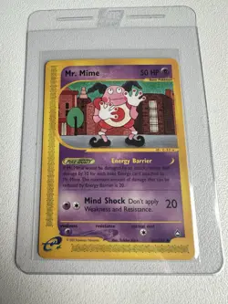 Mr Mime 95a/147 Aquapolis WOTC Vintage Pokemon 2002 - Image 1