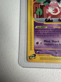 Mr Mime 95a/147 Aquapolis WOTC Vintage Pokemon 2002 - Image 2