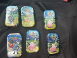2026 Pokemon - TCG Ascended Heroes- Mini Tin - Set of 6 - In hand - Image 1