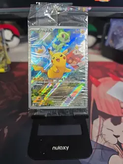 Pokemon TCG Pikachu SVP 027 Paldea Evolved Black Star Promo New Sealed - Image 1