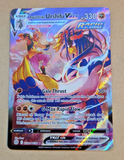 2022 Pokemon Brilliant Stars #TG21 Urshifu Vmax Full Art NM to Mint Condition - Image 1