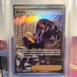 Geeta 226/197 Obsidian Flames Special Illustration Rare Pokemon TCG PSA 10 - Image 3