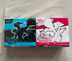 Pokemon Black Bolt and White Flare Pokemon Center ETB Factory Sealed - Image 1