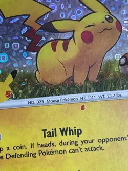 POKEMON PIKACHU SWSH039 PROMO BLACK STAR HOLO GENERAL MILLS ERROR MISPRINT - Image 3