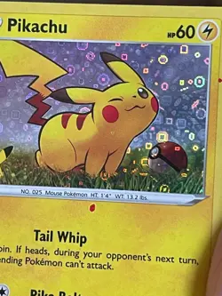 POKEMON PIKACHU SWSH039 PROMO BLACK STAR HOLO GENERAL MILLS ERROR MISPRINT - Image 5