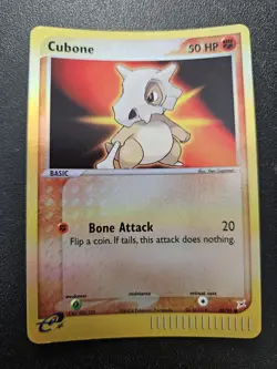 Pokemon EX Team Magma vs Team Aqua Cubone Reverse Holo 40/95 NEAR MINT - Image 1