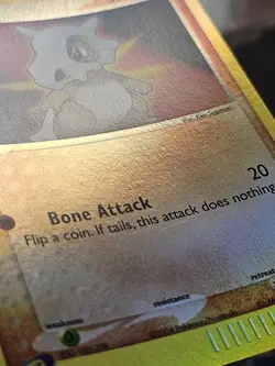 Pokemon EX Team Magma vs Team Aqua Cubone Reverse Holo 40/95 NEAR MINT - Image 4