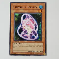 Chrysalis Dolphin - POTD-EN006 - MP +- Common - 1st ed - Yugioh - Image 1