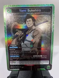 Union Arena Yami Sukehiro SR UA20BT/BCV-1-053 Black Clover Collectible Card - Image 1