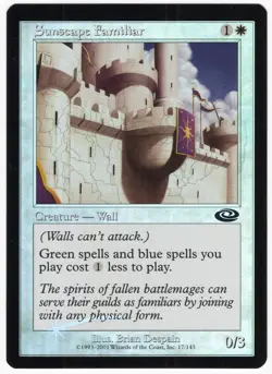 Sunscape Familiar 2001 Planeshift FOIL White Common Creature MTG LP AZ3 - Image 1