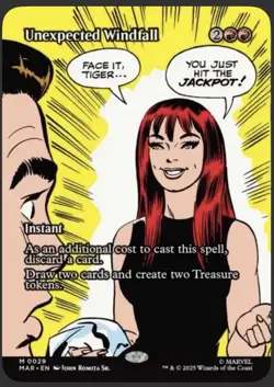 Unexpected Windfall (Borderless) Marvel Universe Eternal-Legal Regular - Image 1