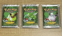 1999 Pokemon Jungle 1st Edition Booster Pack Set - Image 1