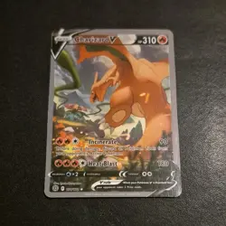 Pokemon Charizard V Ultra Rare 153/172 Brilliant Stars English Dragon Card - Image 1