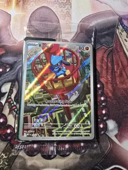 2025 Pokemon Phantasmal Flames Riolu #10 Black Star Promo Holo Rare Sealed - Image 1