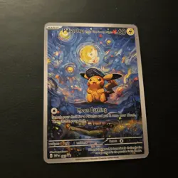 24 HR FREE SHIPPING Pokemon Pikachu Starry Night Van Gogh Set (Fan Art) OBO - Image 4