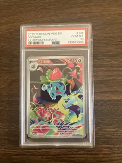 Pokemon TCG Ivysaur Mega Evolution 134/132 PSA 10 - Image 1