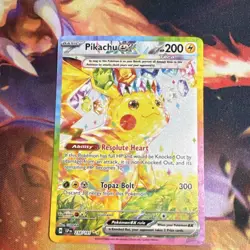 Pokemon TCG Pikachu ex 238/191 Sv08: Surging Sparks Special Illustration Rare H… - Image 1