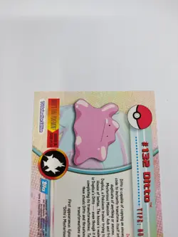 MINT 2000 Topps Pokemon TV Animation Edition Series 3 Non Holo #132 Ditto - Image 4