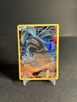 Pokemon TCG Black Kyurem XY80 XY Holo MP - Image 1
