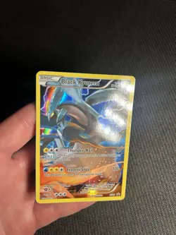 Pokemon TCG Black Kyurem XY80 XY Holo MP - Image 5