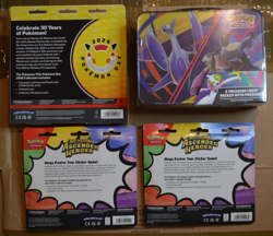 Pokemon TCG BUNDLE LOT (Ascended Heroes Pikachu 2026 Treasure Chest Tin) 4 Items - Image 2