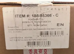Pokemon TCG Paldea Evolved ETB Case SEALED (Case Of 10 ETB) - Elite Trainer Box - Image 2