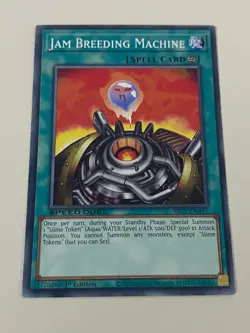 Yugioh - Revival Jam Defender Breeding Machine - 1st Edition NM - Plus Free Holo - Image 3