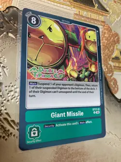 Digimon Card Game Single Double Typhoon Cup ST17-12 U Giant Missile - Image 1