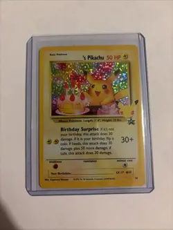 Pokemon TCG Birthday Pikachu #24 Celebrations 25th Anniversary Near Mint Card NM - Image 1