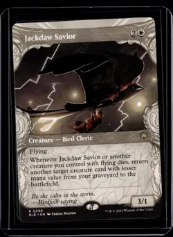 Jackdaw Savior - 296 - BLB - NM - MTG Magic the Gathering - Image 1