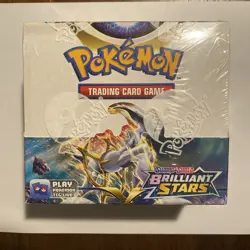 2022 Pokemon Sword & Shield Brilliant Stars Factory Sealed Booster Box - Image 1