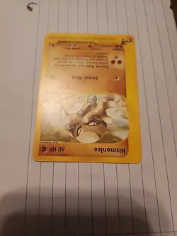 Hitmonlee 81/165 Uncommon Expedition Base Set Pokemon LP - Image 3