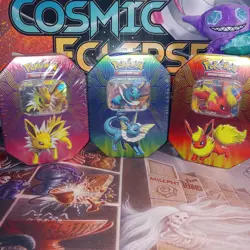 Pokemon Jolteon Vaporeon Flareon GX Elemental Power Tins 2019 Run Sealed *Read* - Image 5