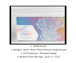 Prismatic Evolutions Super Premium Collection SPC Acrylic Display Case Pokemon - Image 2