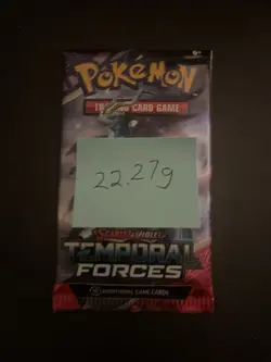 Heavy! 22.27g Pokemon Sealed Temporal Forces Booster Pack - Image 3