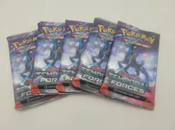 Pokemon TCG Temporal Forces Booster Packs. Set of 5 - Image 1