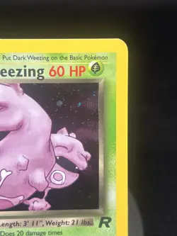 Pokemon TCG Dark Weezing 14/82 Team Rocket Holo Rare LP+ - Image 3